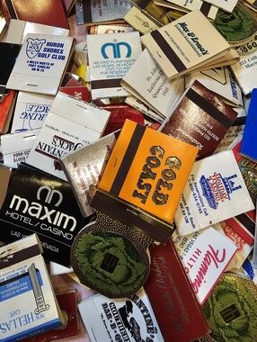 20 Vintage Assorted Matchbooks - Colorful Mixed Lot